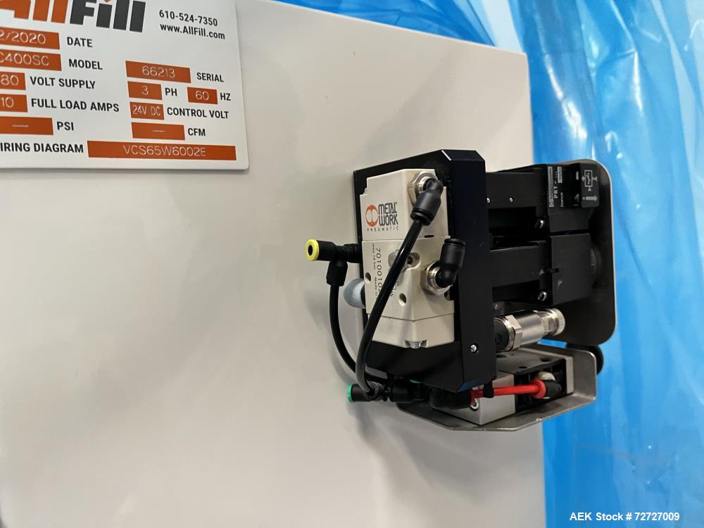 Used All-Fill C400SC Volumetric Cup Filler – 120 CPM, Servo Driven