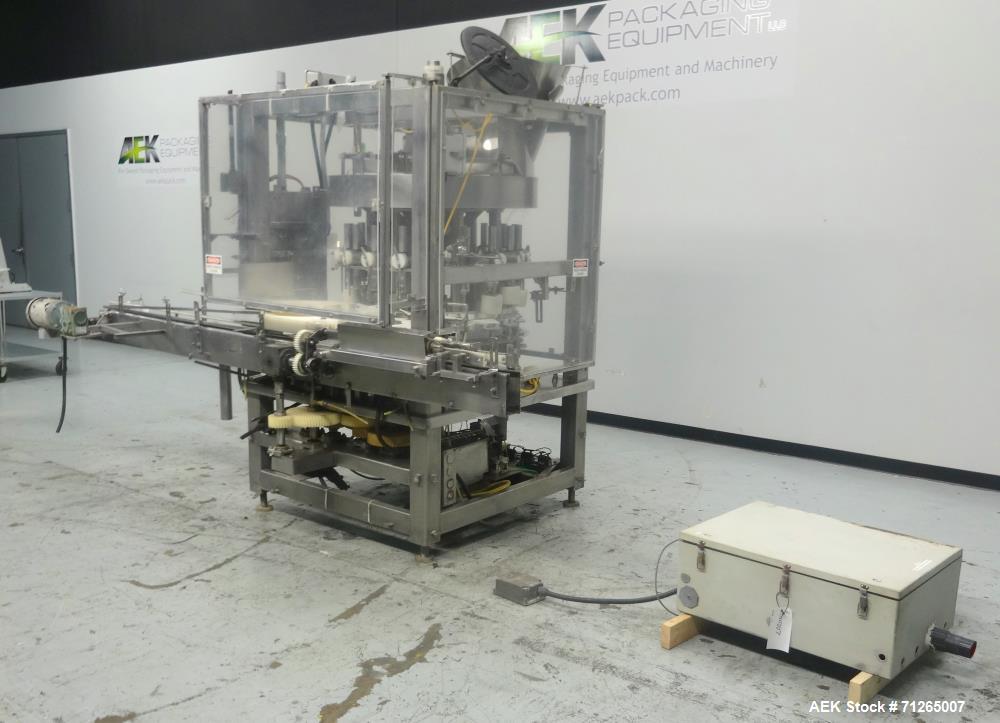 Used Nicro-Tech Inc Model NTS-18 Rotary Volumetric Filler