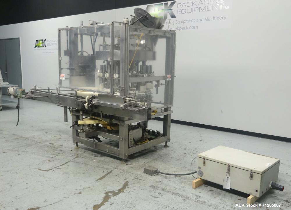 Used- Nicro-Tech Inc Model NTS-18 Rotary Volumetric Filler