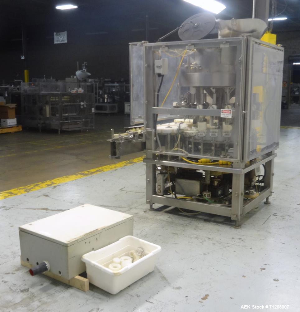 Used- Nicro-Tech Inc Model NTS-18 Rotary Volumetric Filler