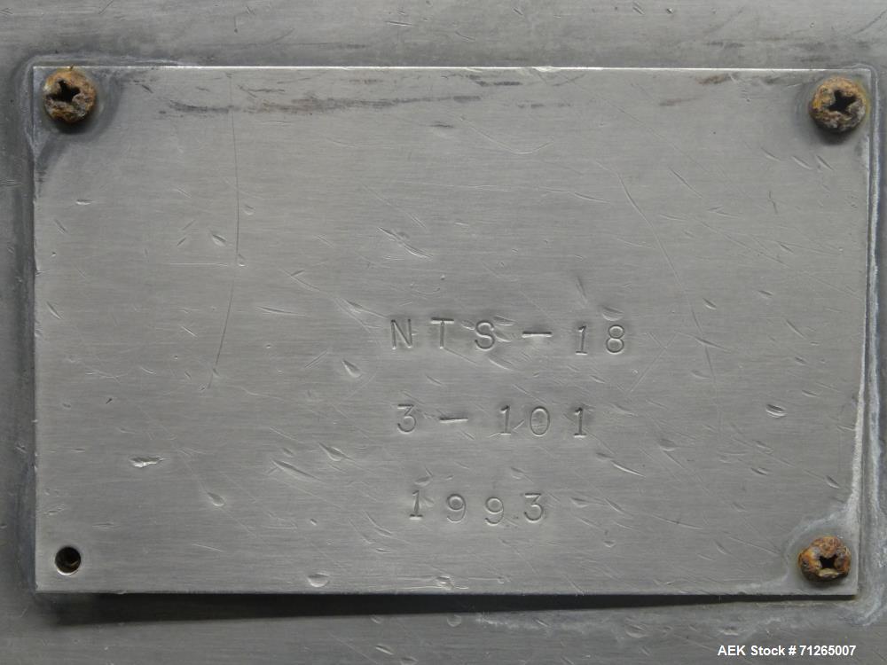 Used Nicro-Tech Inc Model NTS-18 Rotary Volumetric Filler