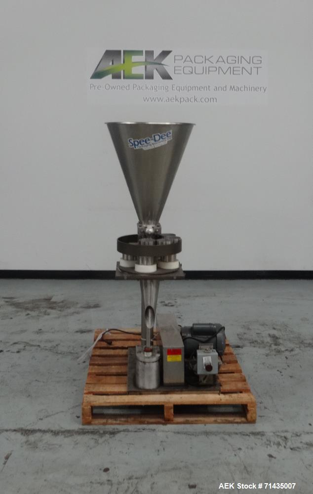 Used- Spee-Dee Model BR-344 Volumetric Cup Filler