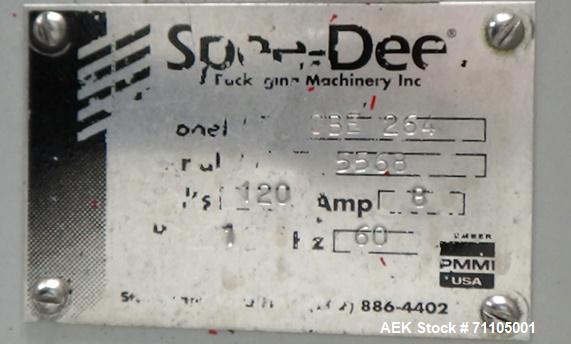 Used Spee-Dee Model CBE 264 Volumetric Cup Filler