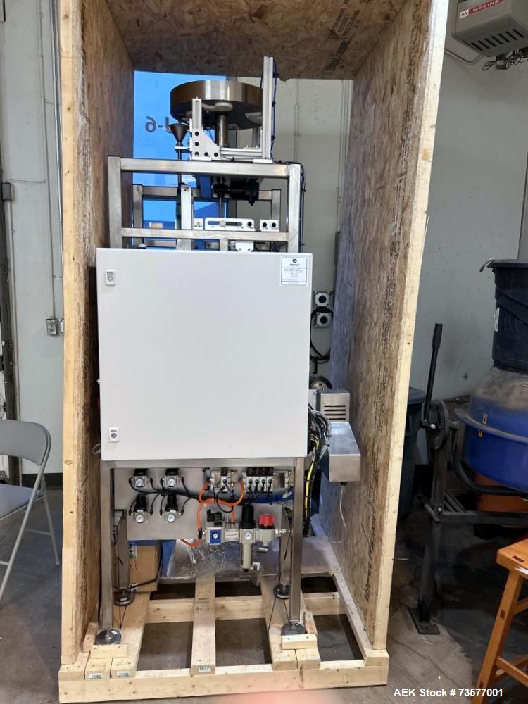 Used Unified Flex AP-140 Stick Pack Auto Pouch Bagger | 40 PPM | 1.5" × 7.5" Packs | Stainless Contact | 220V