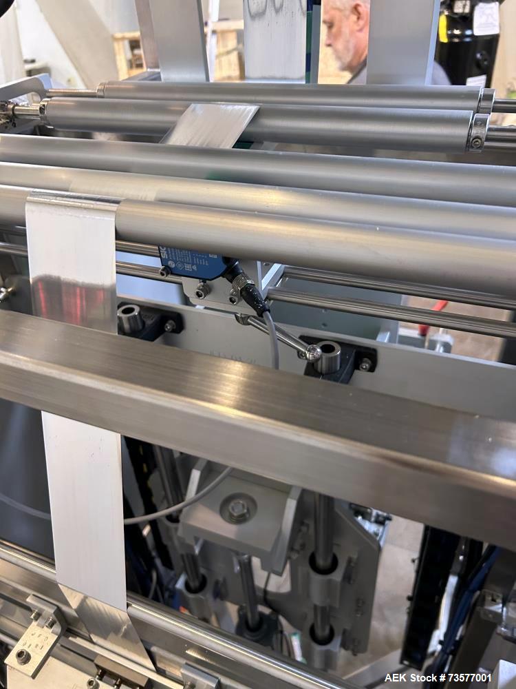 Used Unified Flex AP-140 Stick Pack Auto Pouch Bagger | 40 PPM | 1.5" × 7.5" Packs | Stainless Contact | 220V