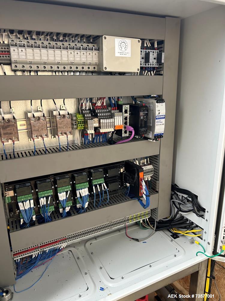 Used Unified Flex AP-140 Stick Pack Auto Pouch Bagger | 40 PPM | 1.5" × 7.5" Packs | Stainless Contact | 220V