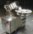 Used FEMC Model 1134 Angular Dial Volumetric Filler. Machine is capable of speeds up to 160 containers per minute. Hopper capacity: 1200 cubic inch. Product dispensing volume up to 50 cubic inch. Des...