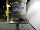 Used Spee-Dee BR-344 Volumetric Cup Filler. Capable of speeds up to 80 fills per minute. Has a 1.5 cubic foot stainless steel hopper. Cup size: diameter 4