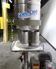 Used Spee-Dee BR-344 Volumetric Cup Filler.Capable of speeds up to 80 fills per minute. Has a 1.5 cubic foot stainless steel hopper. Cup size: diameter 4