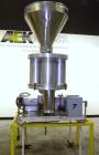 Used Spee-Dee Model KRE-468 4-Pocket Volumetric Cup Filler. Fixed speed 30 per minute. Has (4) 8
