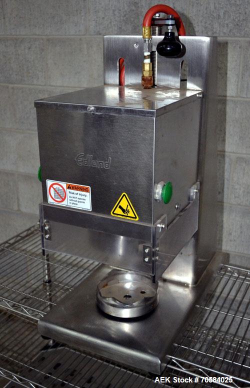 Used Edlund Model 625 Heavy Duty Air Powered Crown Punch Can Opener. Machine is of Stainless Steel construction.Will open and de-lid up to 300 - 2,000 cans per day. Requires 85psi at 1-1/2-2 cfm. Now...