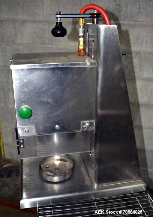 Used Edlund Model 625 Heavy Duty Air Powered Crown Punch Can Opener. Machine is of Stainless Steel construction.Will open and de-lid up to 300 - 2,000 cans per day. Requires 85psi at 1-1/2-2 cfm. Now...