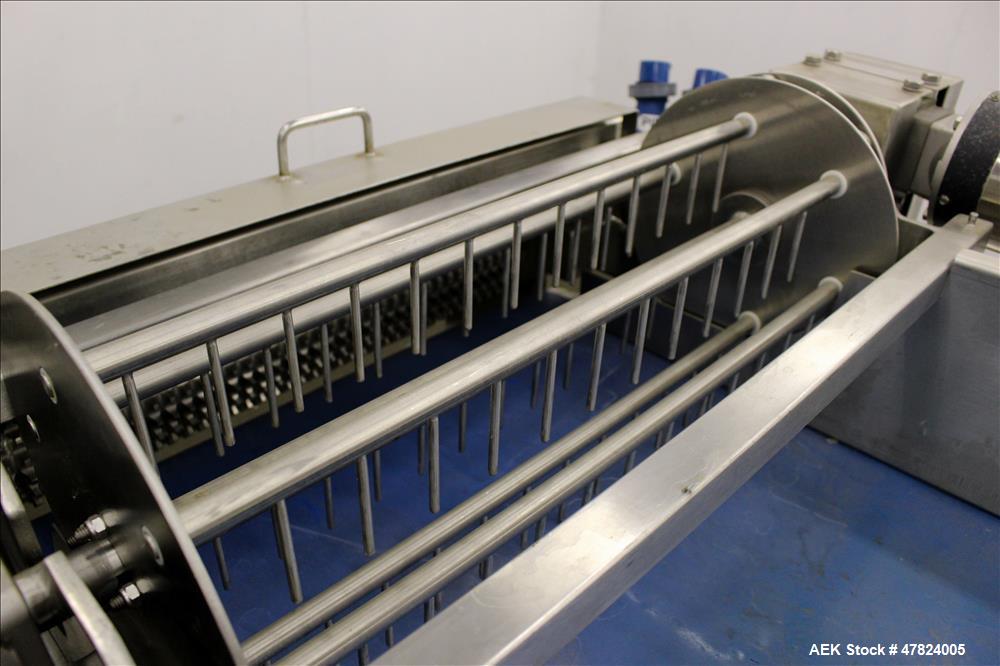 Used Loos Machine & Automation Waterfall Type Applicator, 304 Stainless Steel.