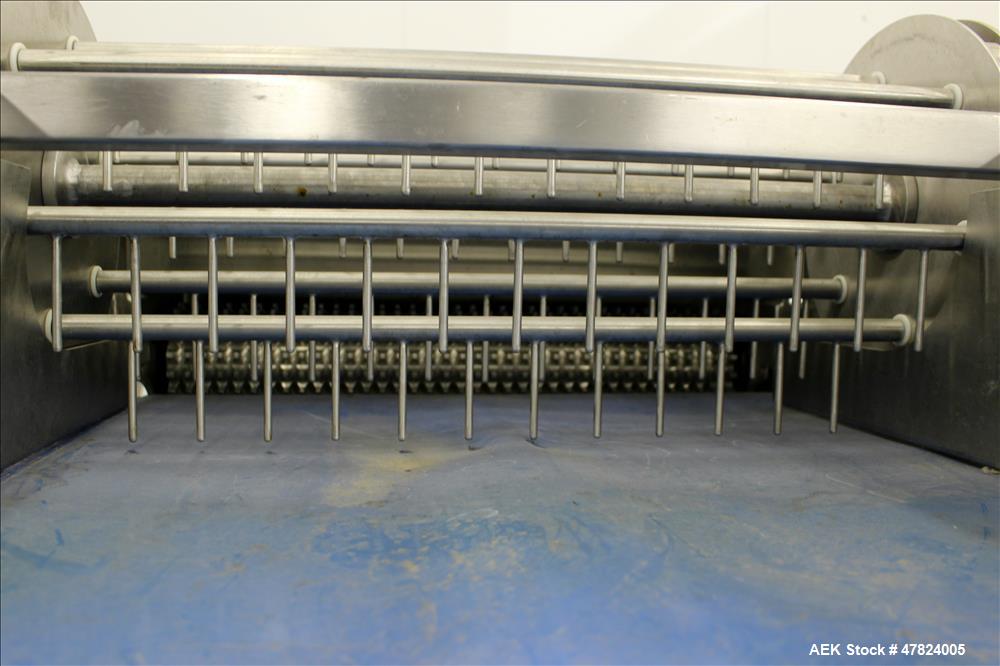 Used Loos Machine & Automation Waterfall Type Applicator, 304 Stainless Steel.