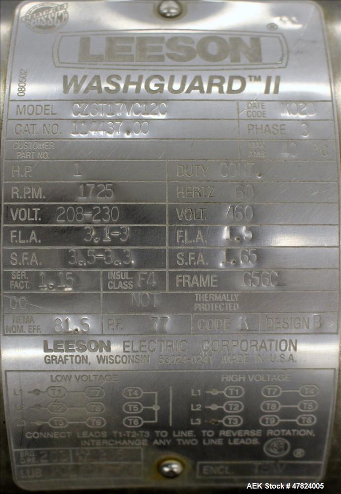 Used Loos Machine & Automation Waterfall Type Applicator, 304 Stainless Steel.