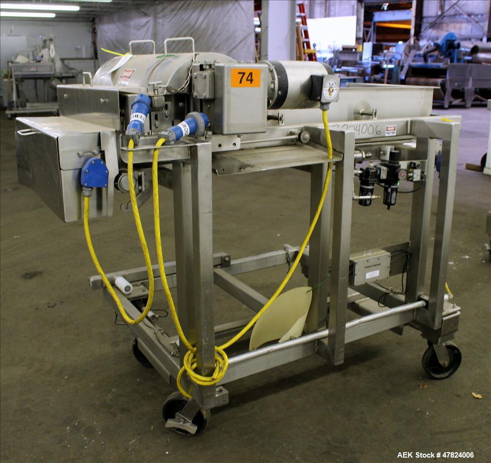 Used Loos Machine & Automation Waterfall Type Applicator, 304 Stainless Steel.
