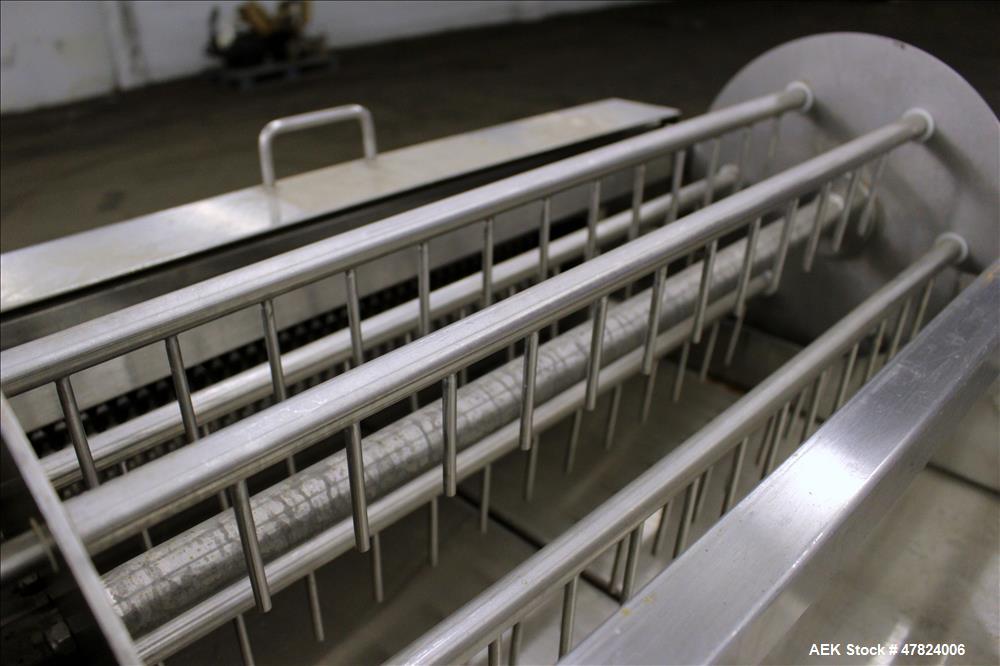 Used Loos Machine & Automation Waterfall Type Applicator, 304 Stainless Steel.