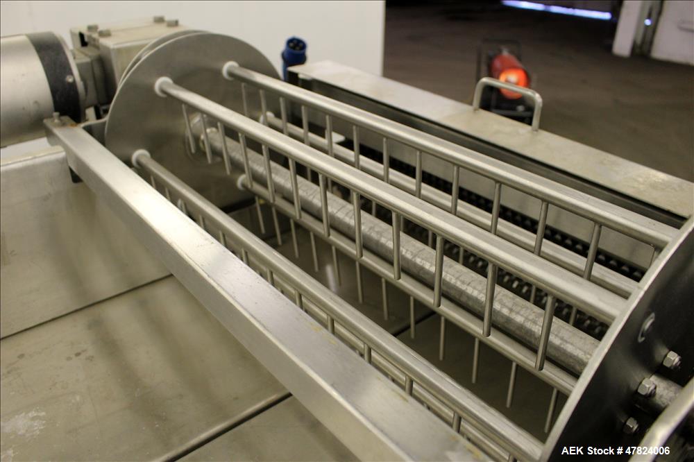 Used Loos Machine & Automation Waterfall Type Applicator, 304 Stainless Steel.