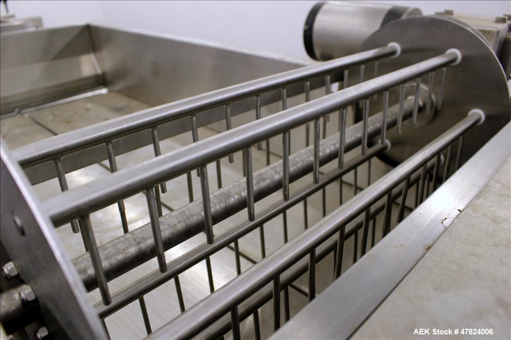 Used Loos Machine & Automation Waterfall Type Applicator, 304 Stainless Steel.