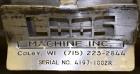 Used Loos Machine & Automation Waterfall Type Applicator, 304 Stainless Steel.