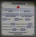 Used Triangle Packaging Model RFC48/10 Rotary Container Indexer for Filling