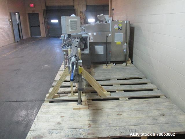 Used Used IMA electronic vision counter, model Conta C300, dual filling heads with vision system, presently set up for 100 cc bottles with Allen Bradley Logic 5561 plc controller and Allen Bradley Ve...
