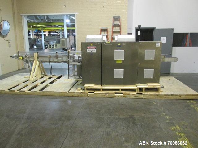 Used Used IMA electronic vision counter, model Conta C300, dual filling heads with vision system, presently set up for 100 cc bottles with Allen Bradley Logic 5561 plc controller and Allen Bradley Ve...