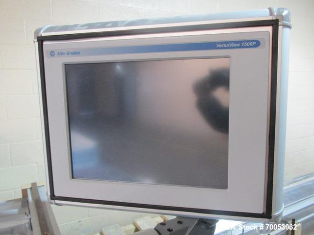 Used Used IMA electronic vision counter, model Conta C300, dual filling heads with vision system, presently set up for 100 cc bottles with Allen Bradley Logic 5561 plc controller and Allen Bradley Ve...