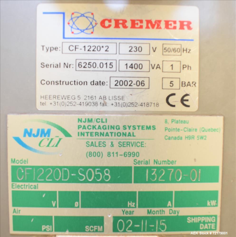 Used Cremer (NJM/CLI) Electronic Tablet Counter