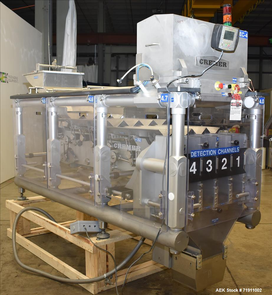Used Cremer TQW-4150 Track Counting Machine – High-Speed Frozen Food Counter