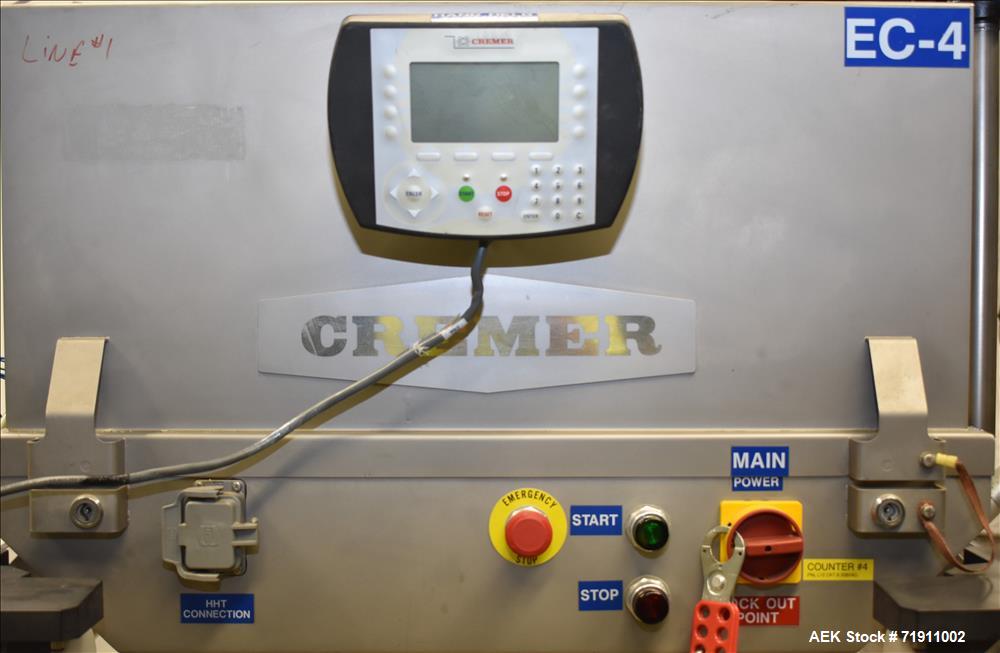 Used- Cremer Electronic Track Counting Machine, Model TQW-4150 for Frozen Foods