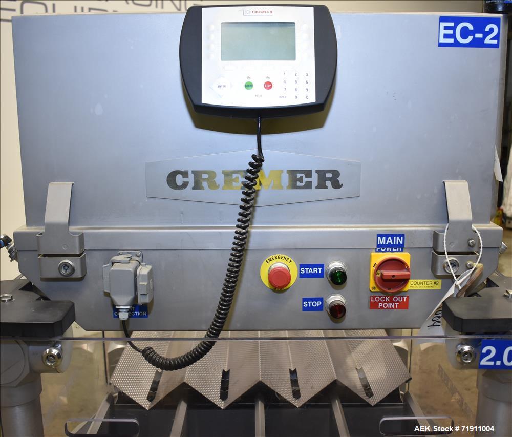 Used- Cremer Electronic Track Counting Machine, Model TQW-4150 for Frozen Foods