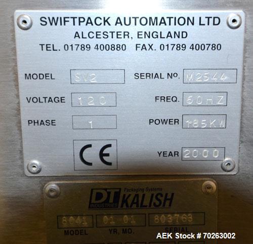 Used Kalish Swiftpack Model SV2 Electronic Tablet Counter Packaging Line