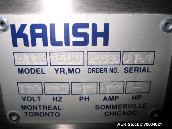 Used Swiftpack Kalish electronic counter, model SPC8PD, stainless steel construction, 16 lane, two step, feed hopper, 120 volt, serial# M921.