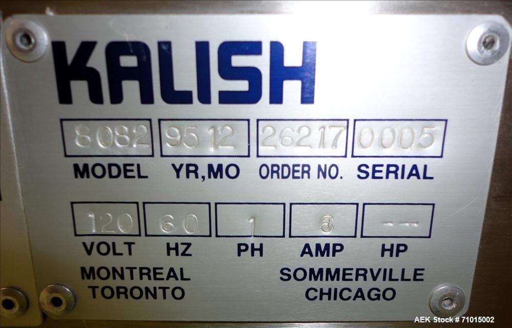 Used- Kalish Swiftpack Model SPC4P3 Fully Automatic 4 Track Tablet Counter