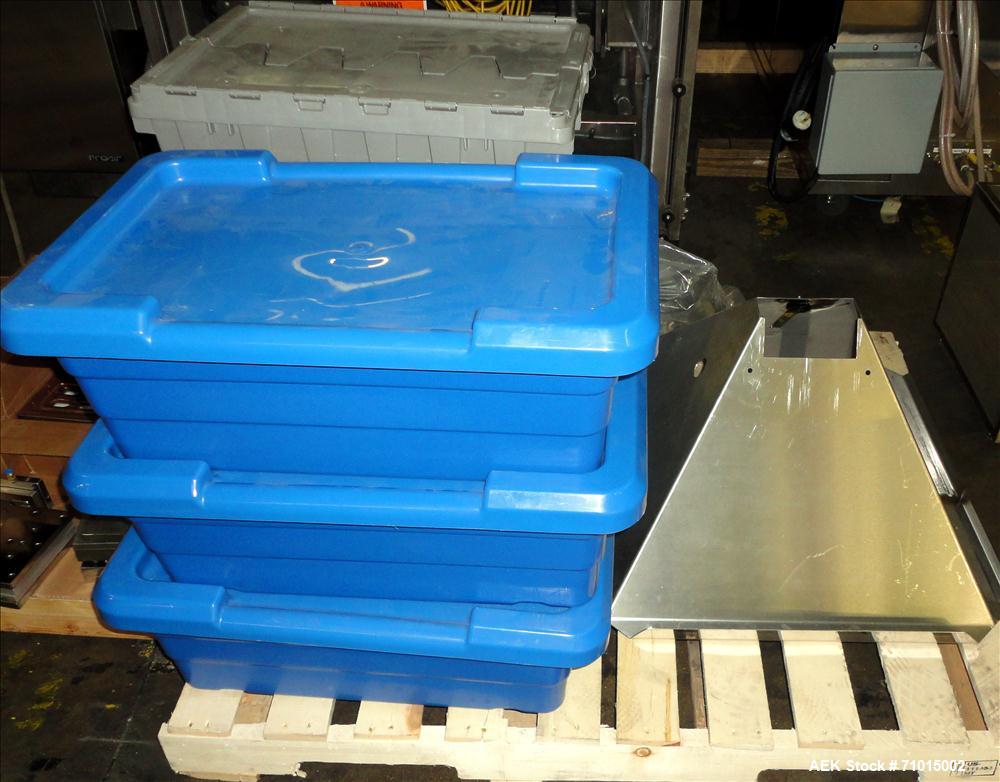 Used Kalish Swiftpack Model SPC4P3 Fully Automatic 4 Track Tablet Counter