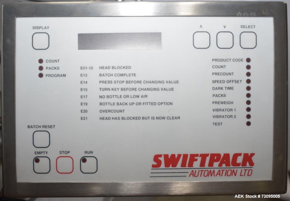 Kalish Swiftpack SPC4P3 Tablet Counter – 4-Track, 250 Tablets per Bottle