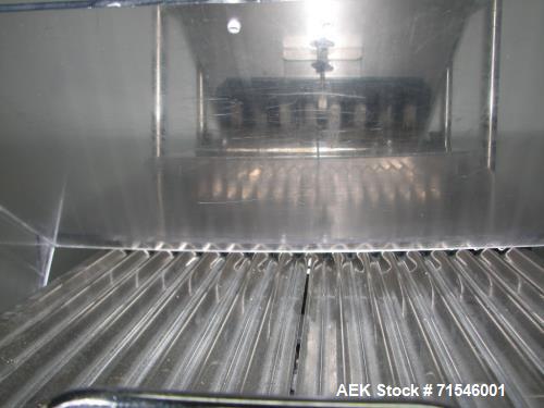 Used Kalish (DT Kalish or IMA) Swiftpack Model SPC8PD Electronic Tablet Counter. Two tray system with 16 channels and bulk supply hopper, stainless steel construction, 16 lane, two step, feed hopper,...