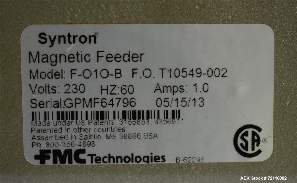 Used Modular Tablet Counter, Model VC-12.Dual Lane Twin Head Track Counter