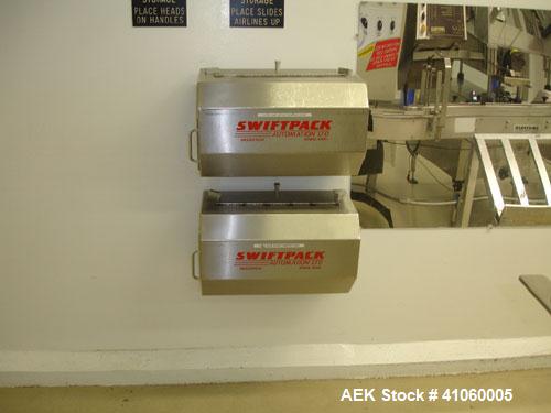 Used Kalish- Swiftpack Lane Counter, Model SPC16P, stainless steel construction. 16 lane, two stage, on adjustable height base with controls, serial 
#M502.