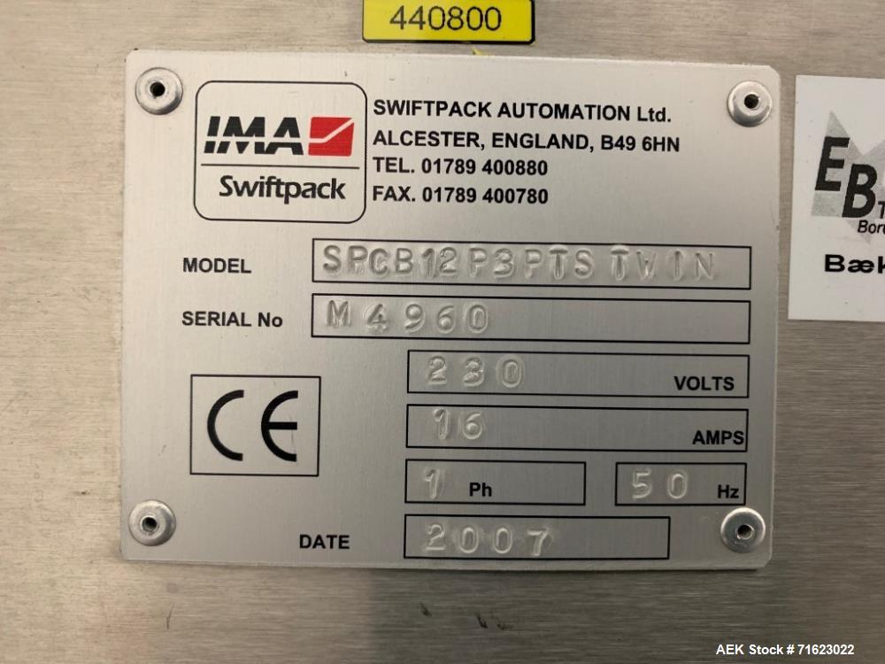 Used IMA Swiftpack Lane Counter, Model SPCB12P3PTS