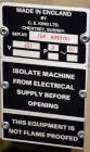 Used King Model TC8 Electronic Tablet Counter. Capable of speeds up to 60 bottles per minute depending on count and container size. Has two trays with 8 channels, pin indexing system and conveyor. Du...