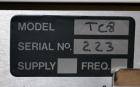 Used King Model TC8 Electronic Tablet Counter. Capable of speeds up to 60 bottles per minute depending on count and container size. Has two trays with 8 channels, pin indexing system and conveyor. Du...