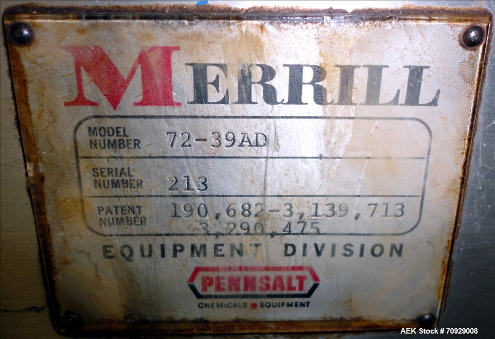 Used Merrill Model 72-39 ADH Dual Lane Slat Counter