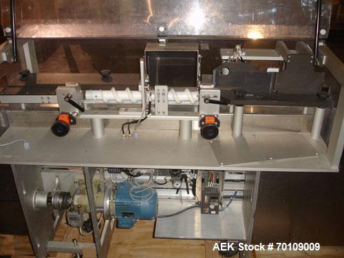 Used- Aylward Model DL530 Dual Lane Tablet/Capsule Bottle Filler