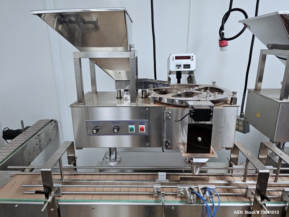 Used CVC1000 Tablet Capsule Counter Inline Stainless Steel Counting System