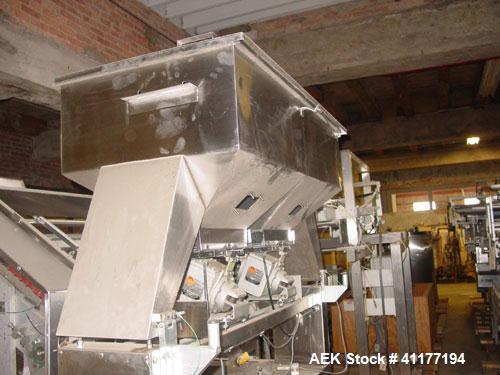 Used Lakso Reformer Slat Counter, Model990 . Capable of speeds up to 240 BPM. Single lane unit with 20' long infeed conveyor with screw feed timing. Has Allen Bradley PLC control, uses 72 slats. All ...
