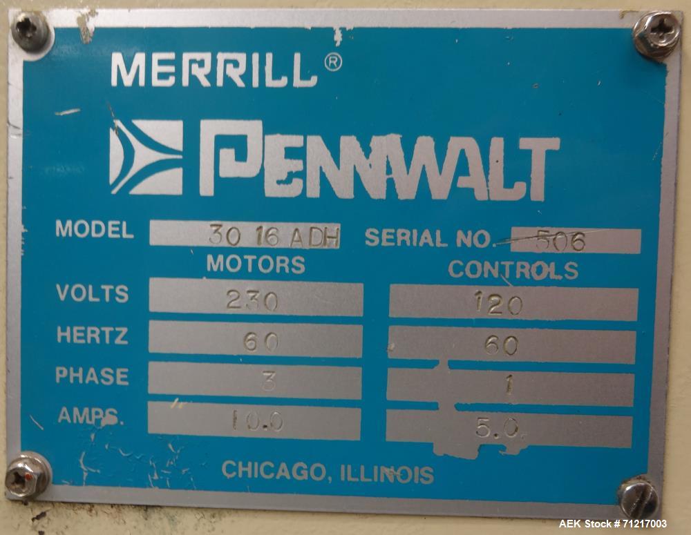 Used Merrill Model 30-16 ADH Slat Counter
