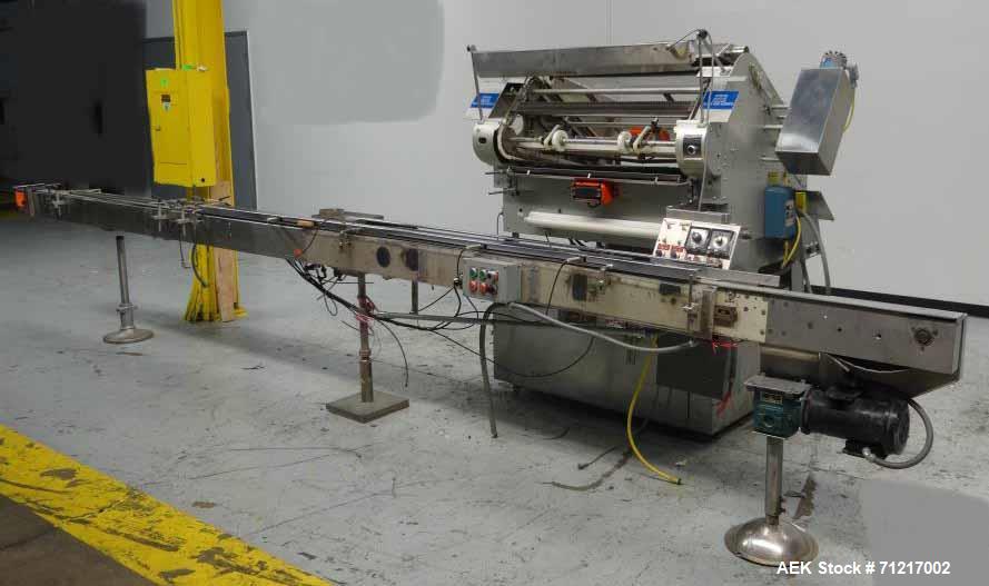 Used- Merrill Dual Lane Slat Counter, Model 72-39 AD.