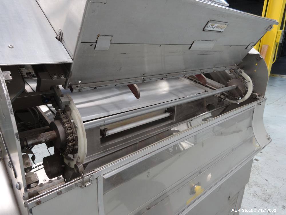 Used Merrill Dual Lane Slat Counter, Model 72-39 AD.
